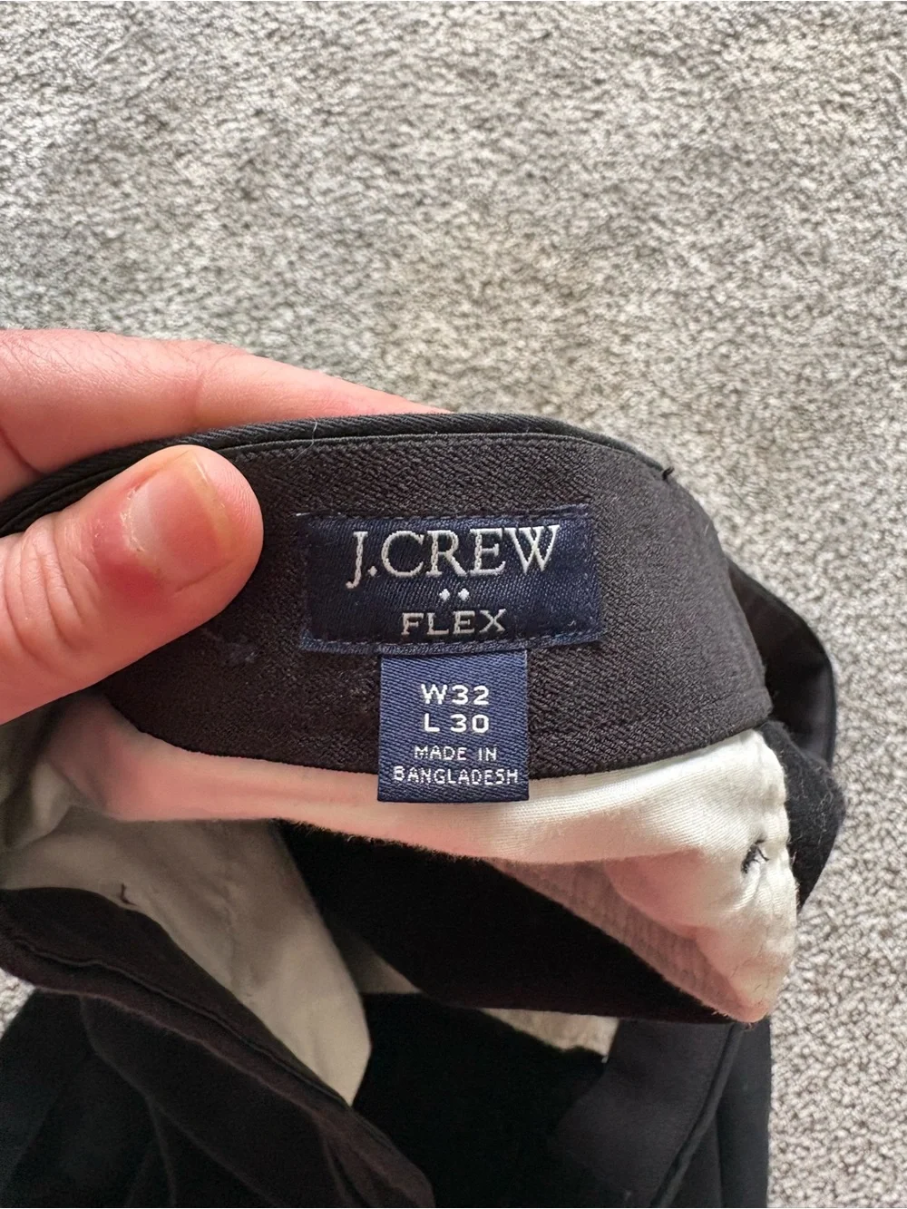 J. Crew Black Chino Pants - Slim Straight